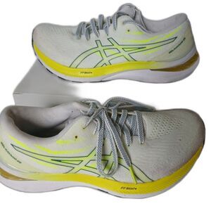 ASICS Gel Kayano 29 Running Shoes White Yellow FF Blast+ Women's Size 9.5